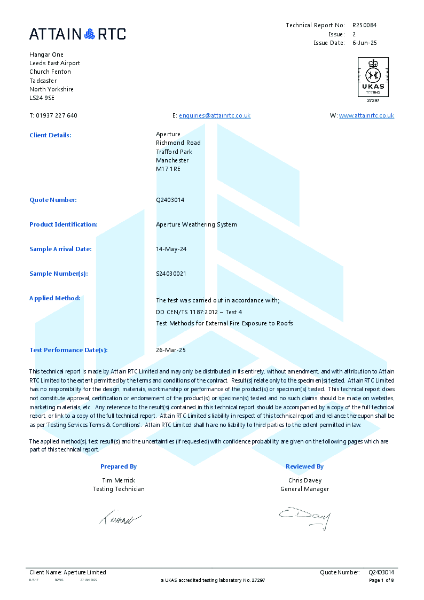 Samples set 2 - DD CEN TS 1187