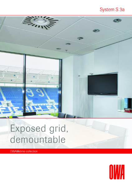 S3a T24 exposed hook ceiling system