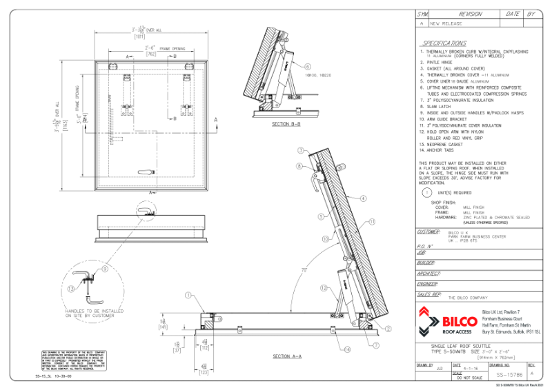 SUBMITTAL DRAWING VersaMount