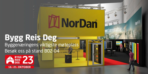 Bygg Reis Deg 2023 – Velkommen til NorDan stand B02-04