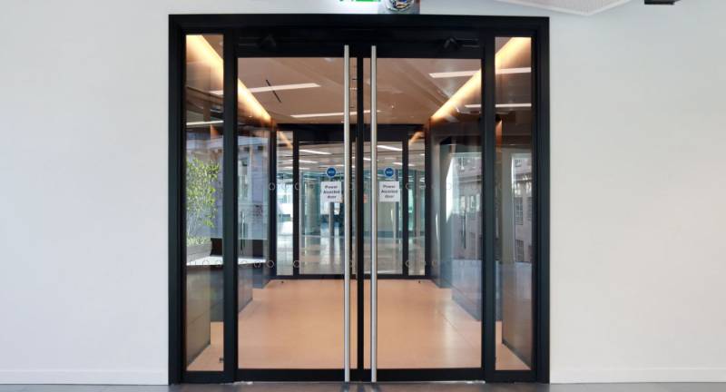 EI30/0 or EI60/0 Technishield 50 Non-rebated, Fire-rated Double Glazed Door 