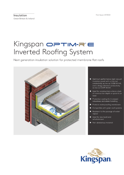 Kingspan OPTIM-R E Inverted Roofing System - 07/22