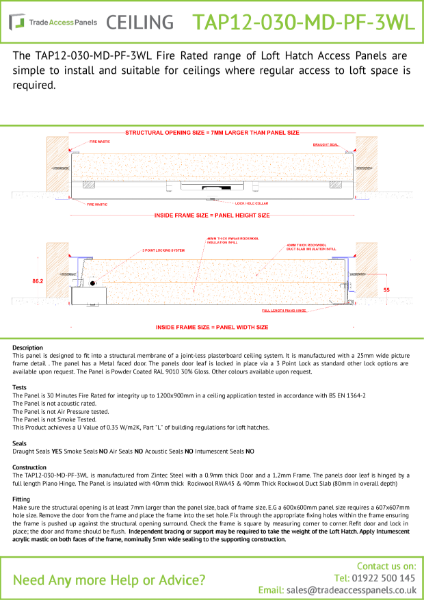 TAP12-030-MD-PF-3WL