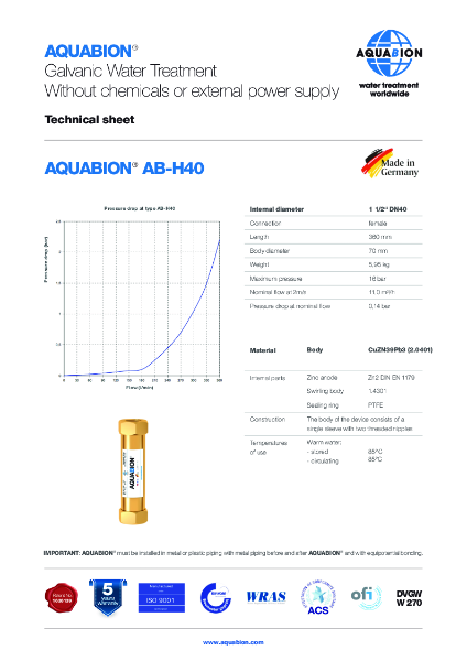 AQUABION® AB-H40