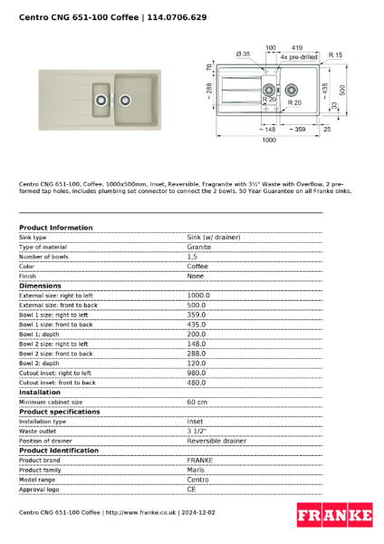 Product Sheet 114.0706.629