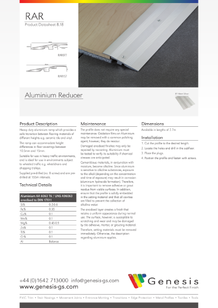 RAR Datasheet