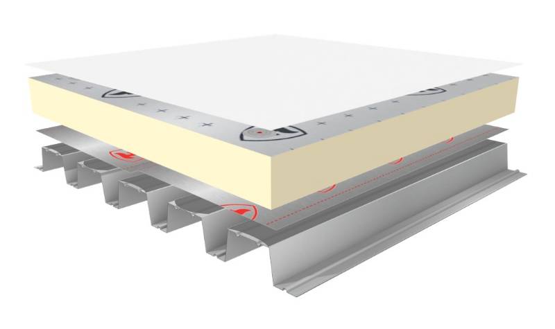 UltraPly™ TPO Mechanically Attached Warm Roof System 