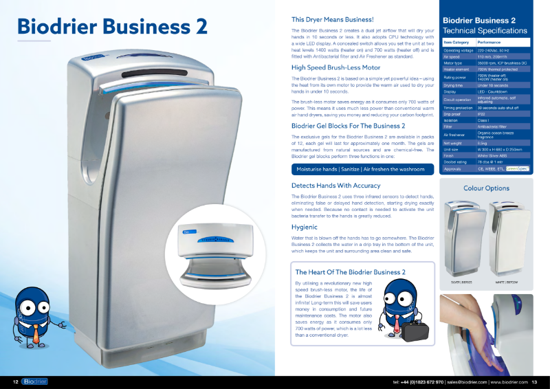 Biodrier Business 2 (HD-BB702) Leaflet