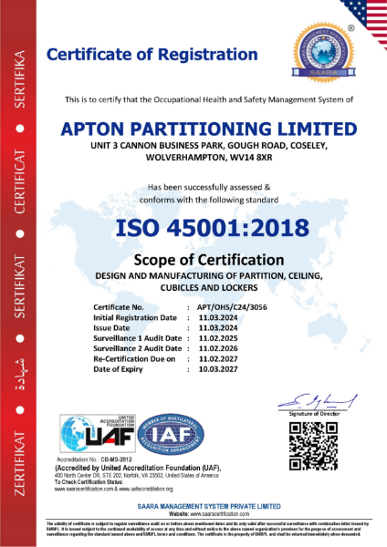 ISO 45001:2018 Occupational Health and Safety Management Systems