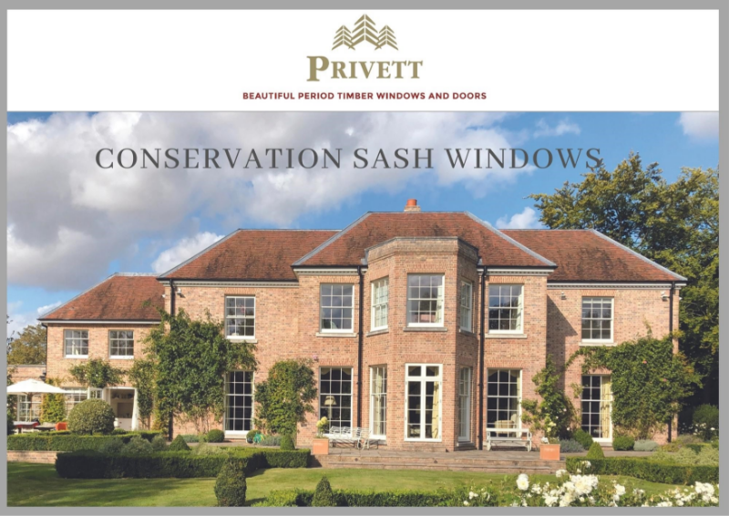 Conservation Slimline Timber Sash Window