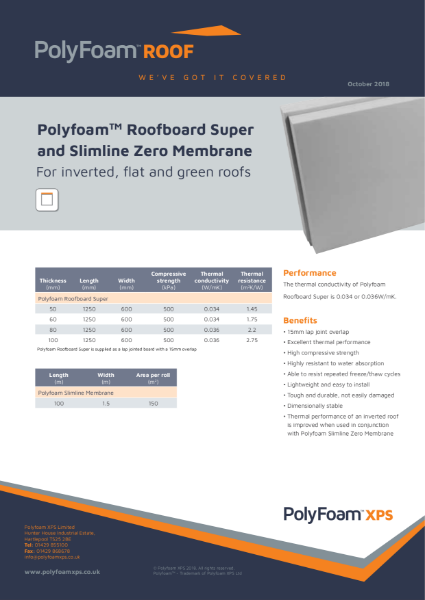Polyfoam Roofboard Super
