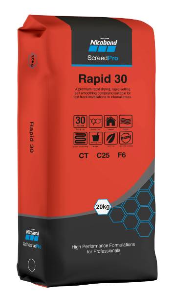 Nicobond ScreedPro Rapid 30 - Smoothing Compound