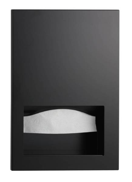 Recessed Paper Towel Dispenser, Matte Black, B-35903.MBLK