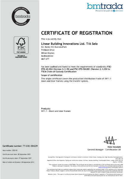 FSC Certificate