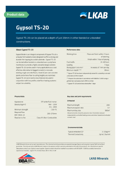 Gypsol TS-20