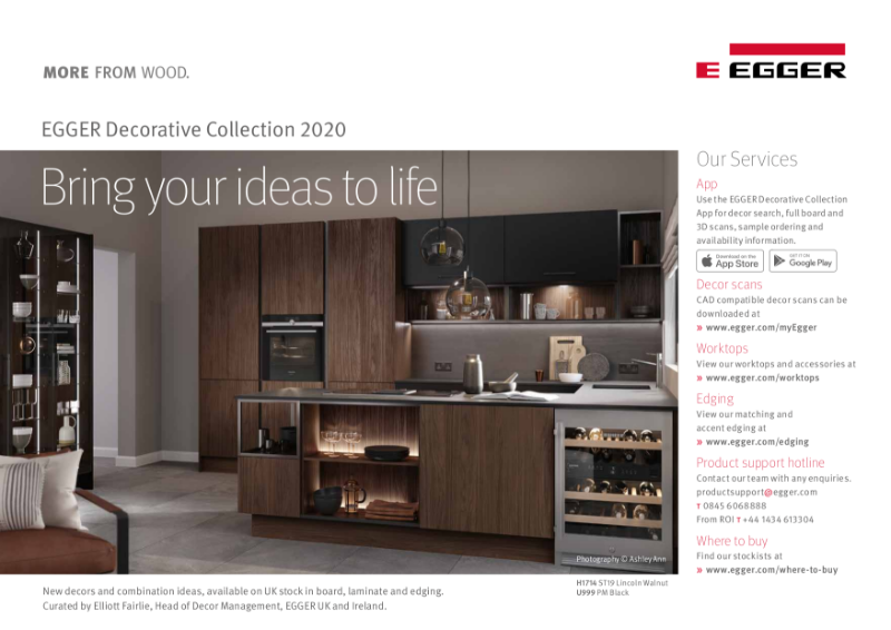 EGGER Decorative Collection 2020-22 Decor Reference Guide