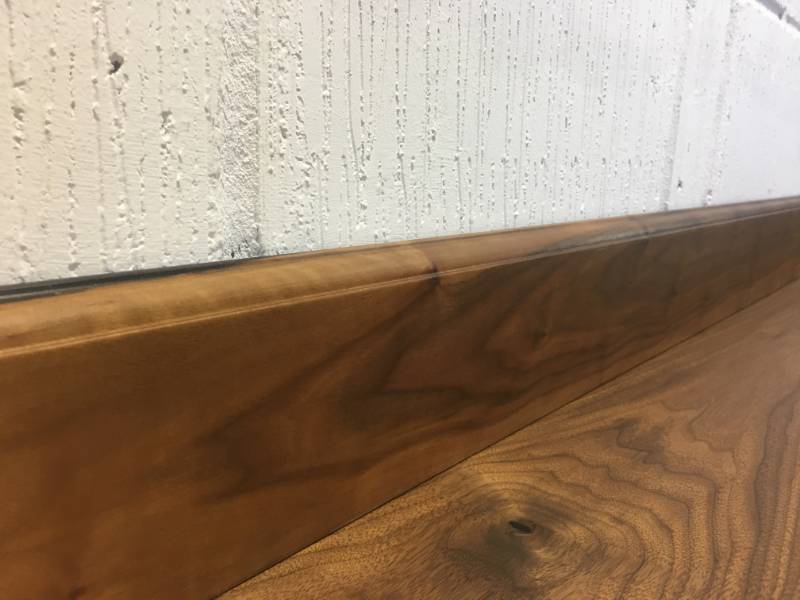 Solid Walnut Ovolo Skirting