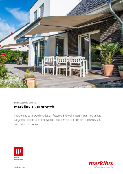 Markilux 1600 Stretch Manual