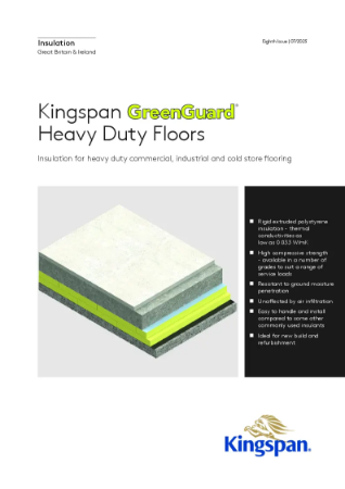 Kingspan GreenGuard brochure (Heavy Duty Floors)