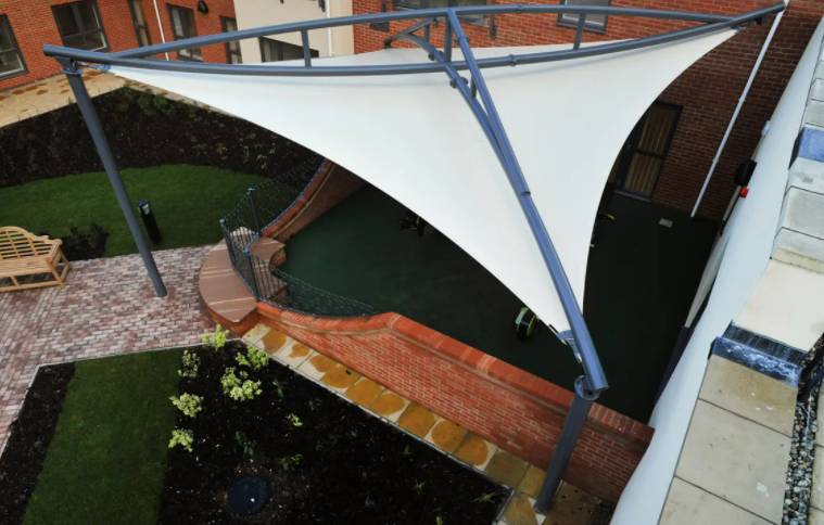 Crane Shade Sail  - Fabric canopy