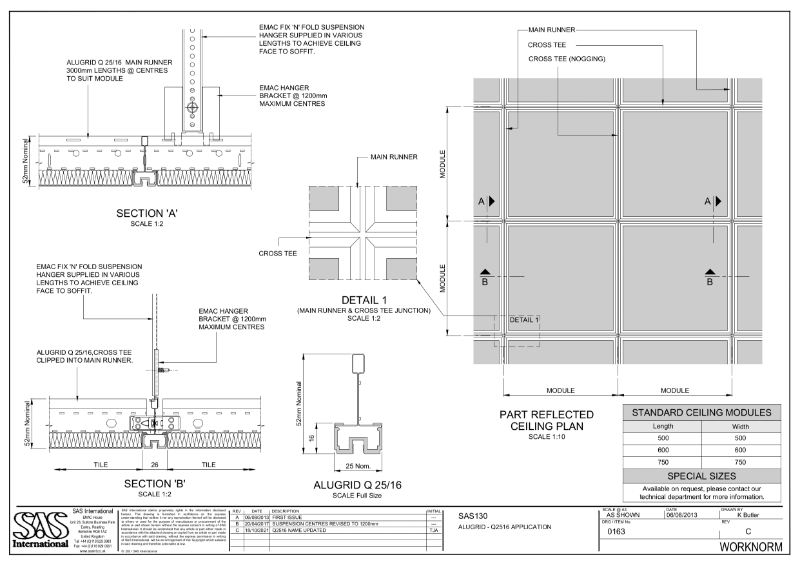 SAS130 Alugrid Q2516 Application