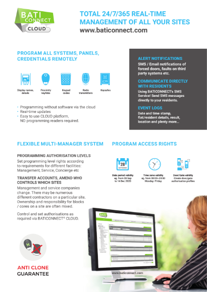 IPDE BATICONNECT CLOUD Remote Management