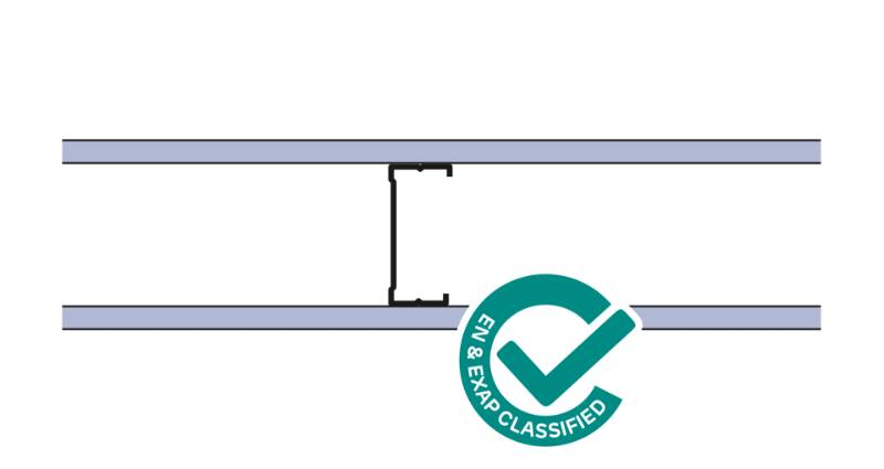 Siniat Single Frame Metal Stud Partition CS90R-15dB - Metal Stud Partitioning