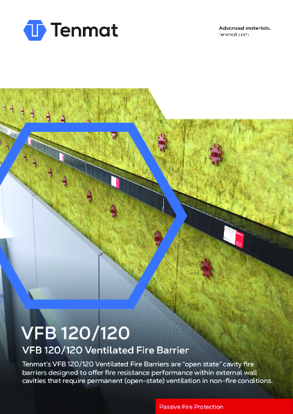 VFB 120/120 - Ventilated Cavity Fire Barrier Datasheet