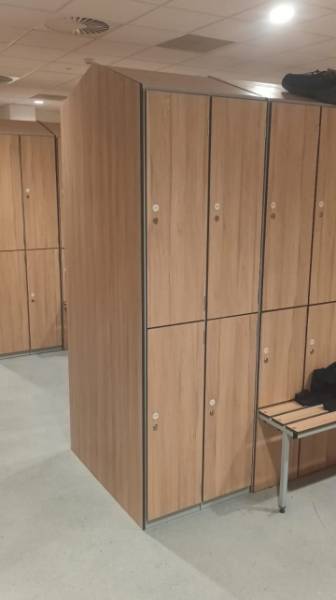 Laminate Lockers at  Bombardier Services UK Ltd