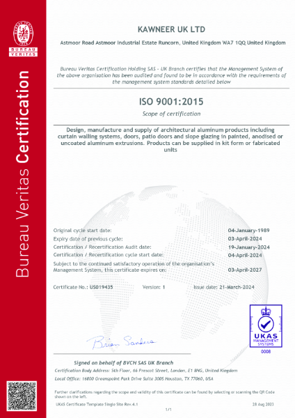 ISO 9001:2015 Certificate