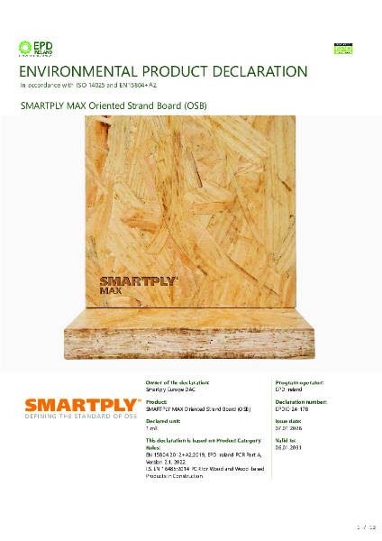 SMARTPLY MAX EPD