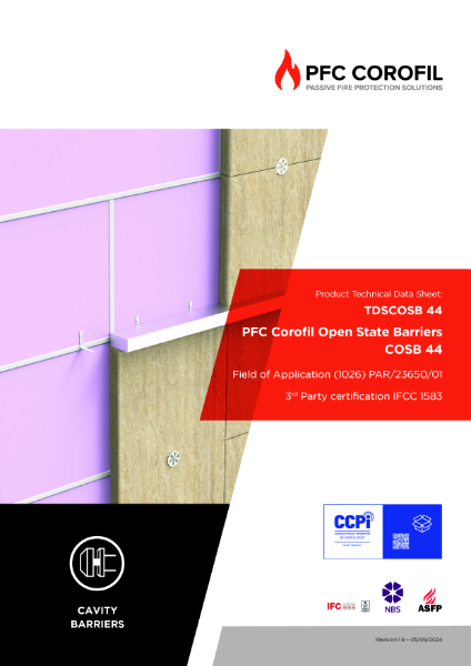 PFC Corofil Open State Barrier COSB 44 - Datasheet