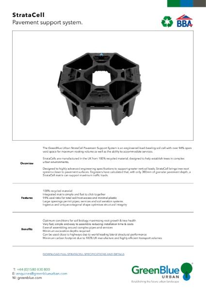 GBU StrataCell Datasheet