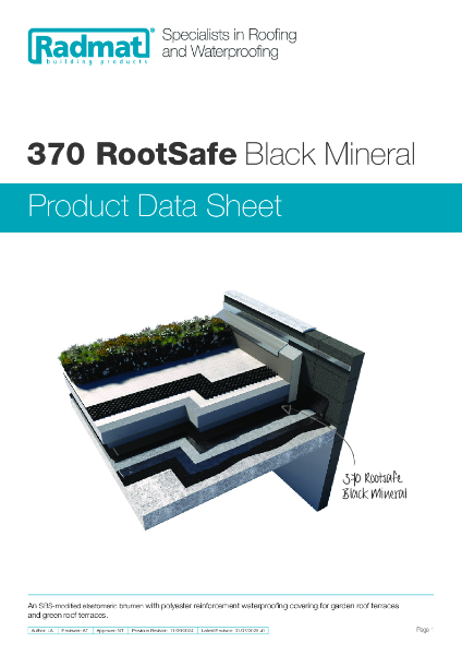 Radmat 370 RootSafe Black Mineral -- PDS
