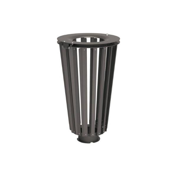 Lofoten steel litter bins - 80 litres