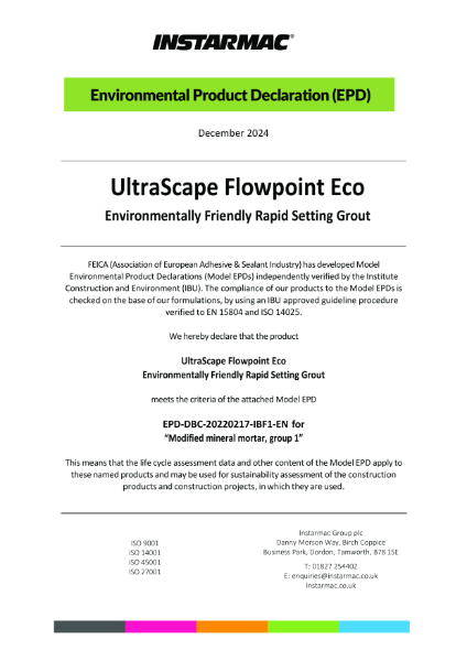 Flowpoint Eco Environmental Product Declaration