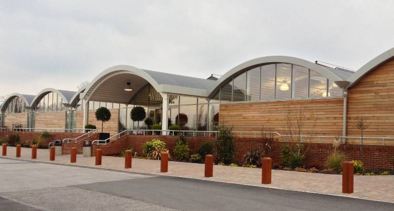 Protan Prefabricated Roof System at Wilmslow Garden Centre, Cheshire