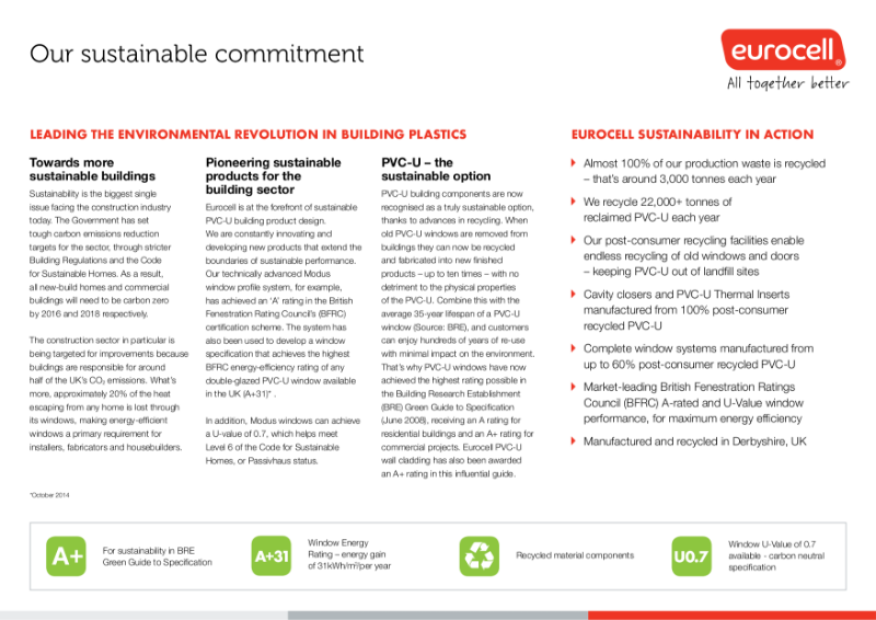 Sustainable Commitment Technical Sheet