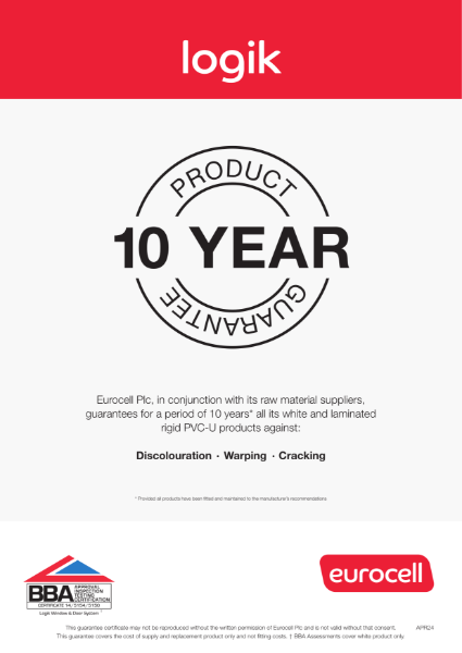 Logik 10 Year Product Guarantee