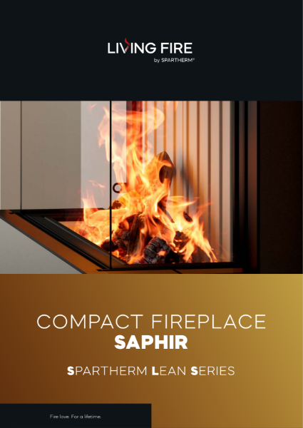 Spartherm Lean Saphir wood fire