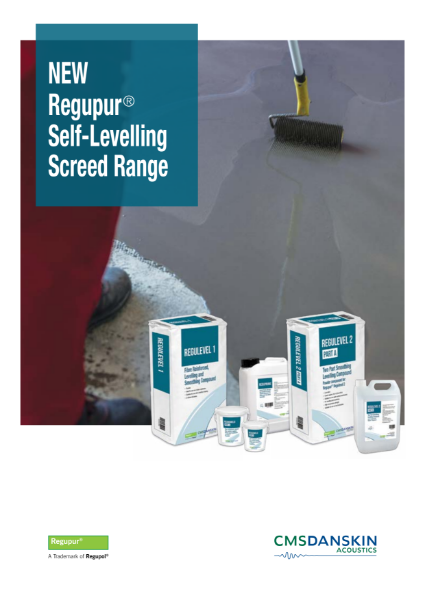 CMS Danskin Acoustics Regupur Self-Levelling Screed Range