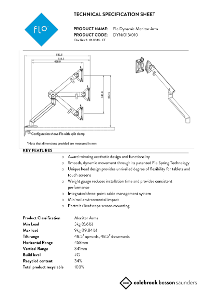 Flo - Product Specifiction