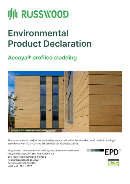 Accoya® cladding EPD