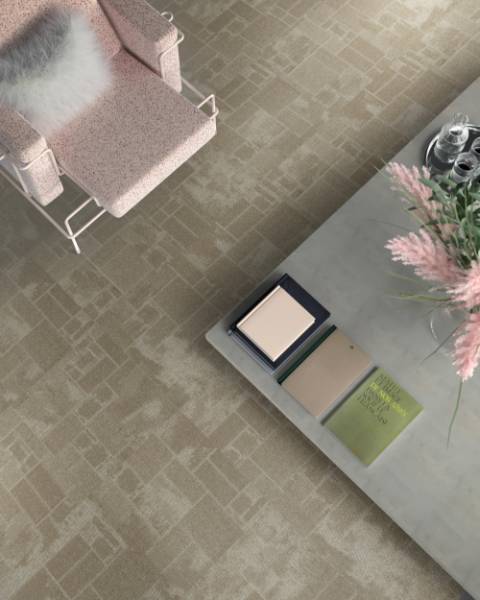 Floor Architecture III Collection: Stone Colours Ecoworx S® Carpet Tile 5T587