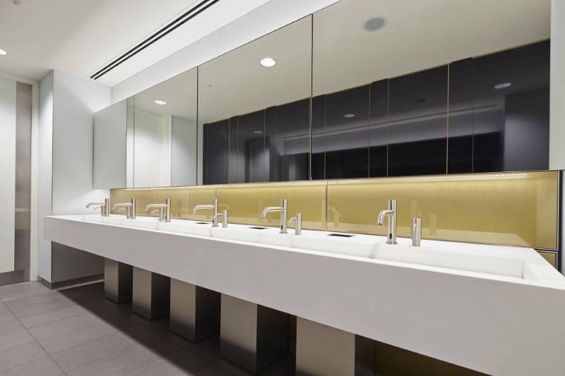 Maxwood goes for gold with luxury washrooms for London’s Broadgate Quarter