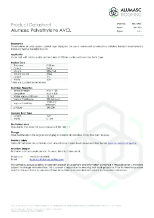 PDS-AP001-Alumasc Polyethylene AVCL