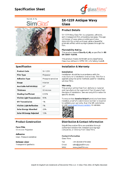 SX-1259 Antique Wavy