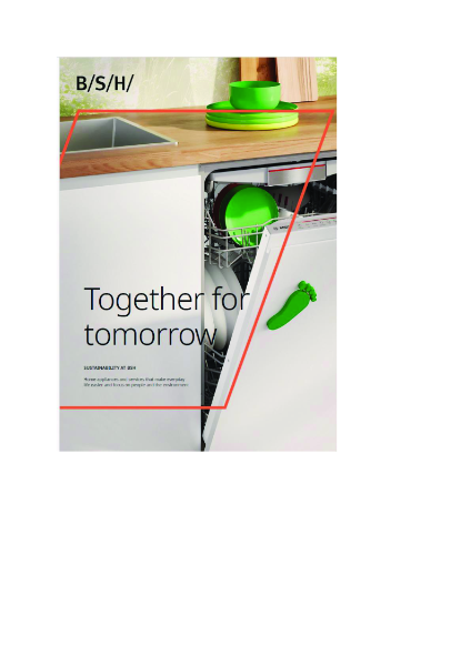 Sustainability at BSH