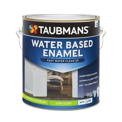 Taubmans Water Based Enamel Gloss on Pre-Primed Metal with Taubmans 3 in 1 Prep