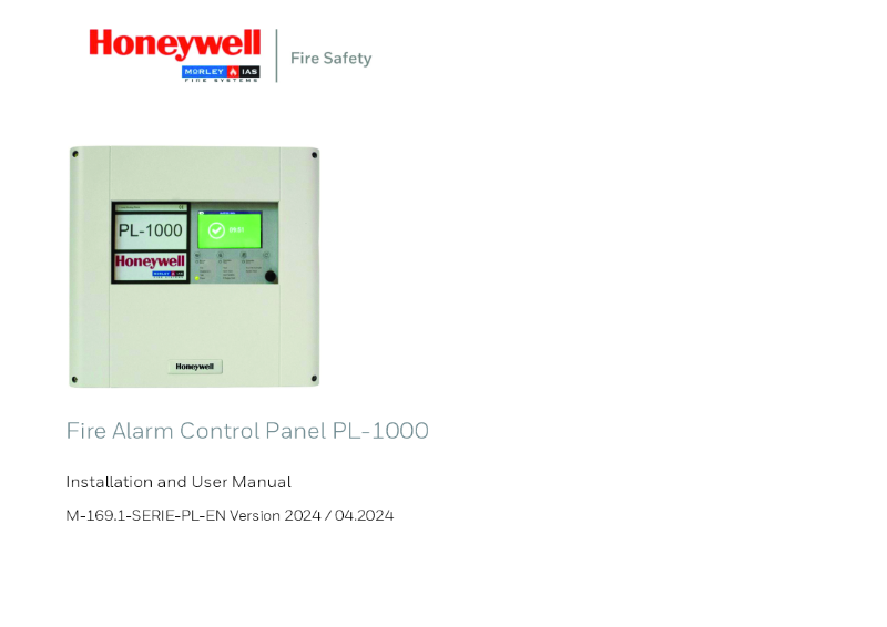 Morley-IAS PLUS PL-1000 Installation of User Manual